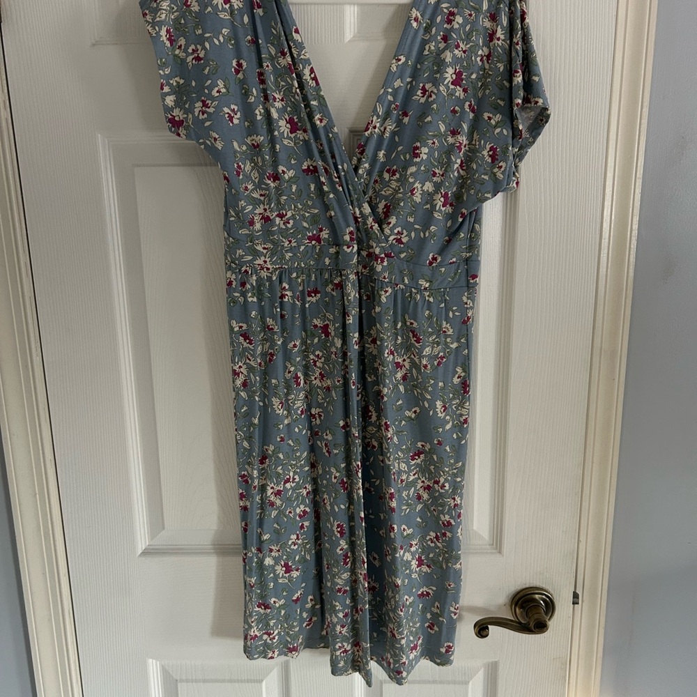 Seraphine Blue Floral Dress